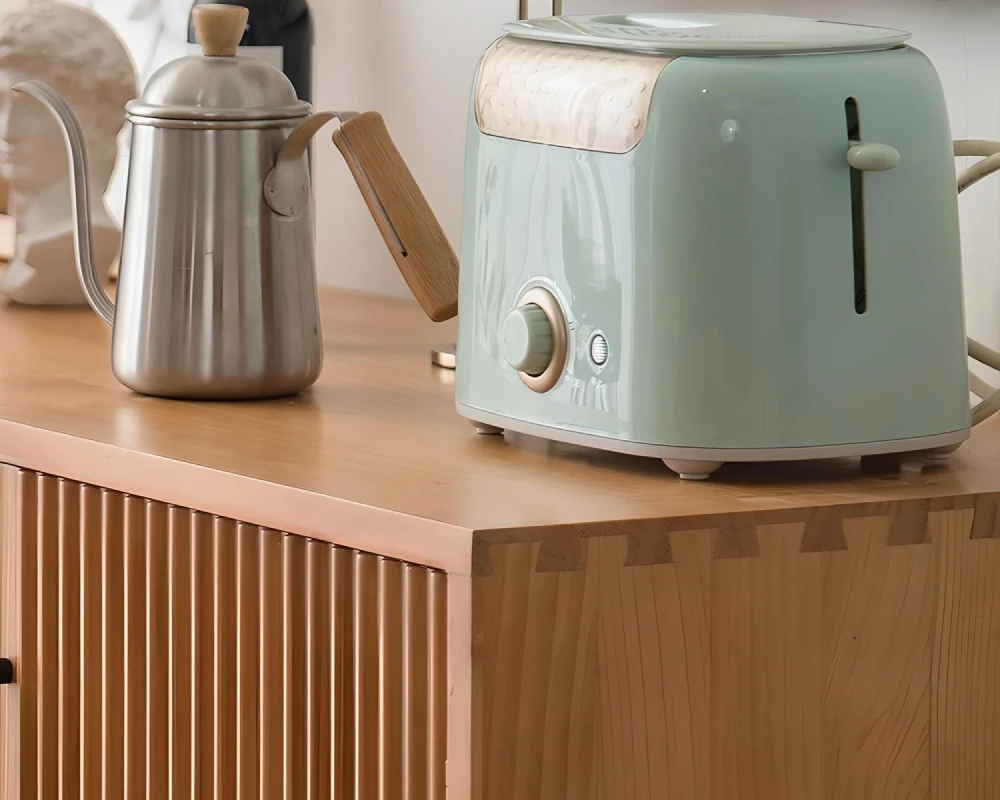 sideboard with drawers and shelves