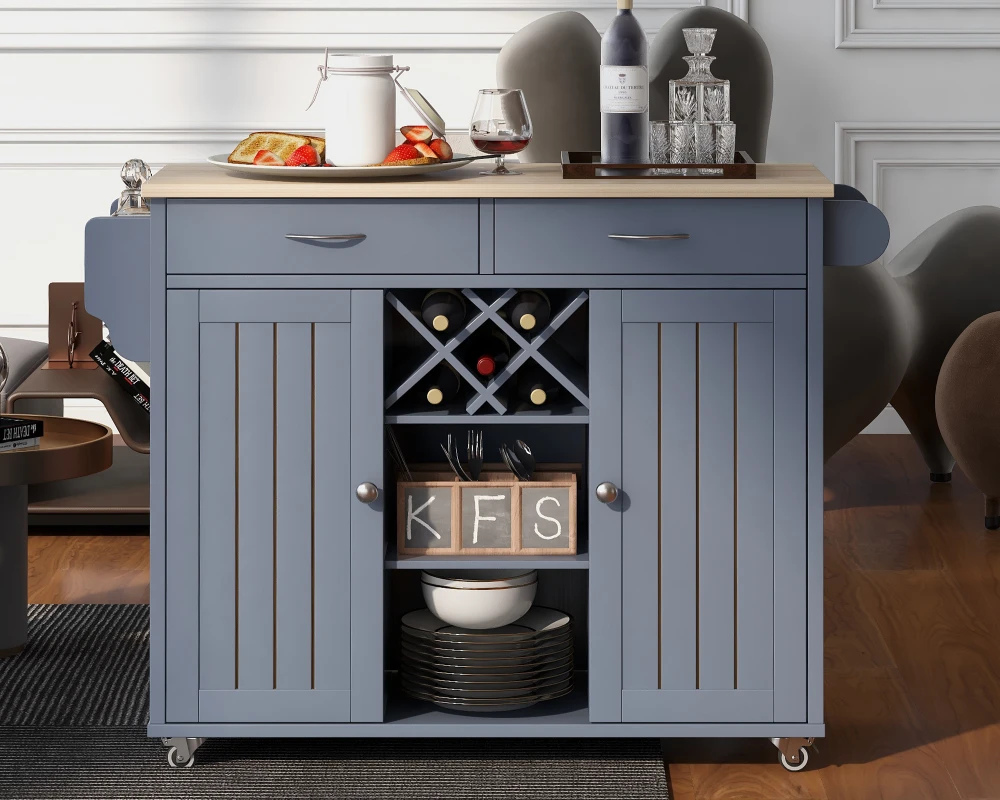 kitchen island with drawers