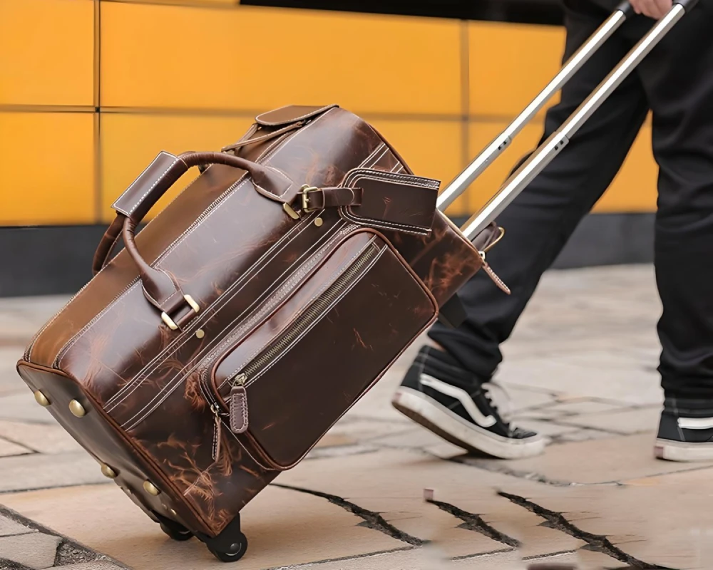 luggage bag trolley